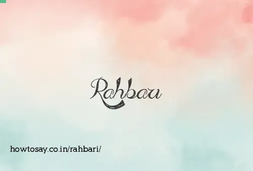 Rahbari