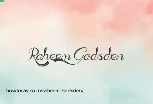 Raheem Gadsden