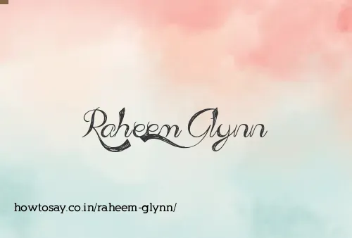 Raheem Glynn