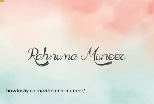 Rahnuma Muneer