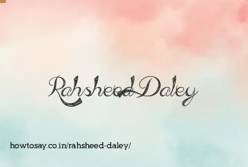 Rahsheed Daley