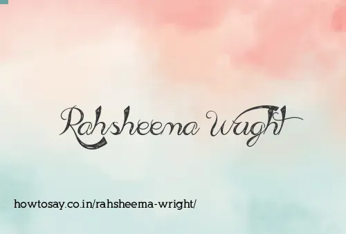 Rahsheema Wright