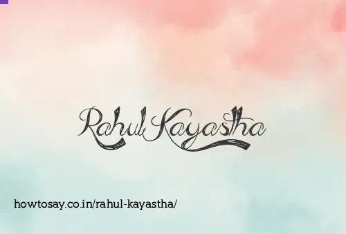 Rahul Kayastha