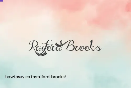 Raiford Brooks