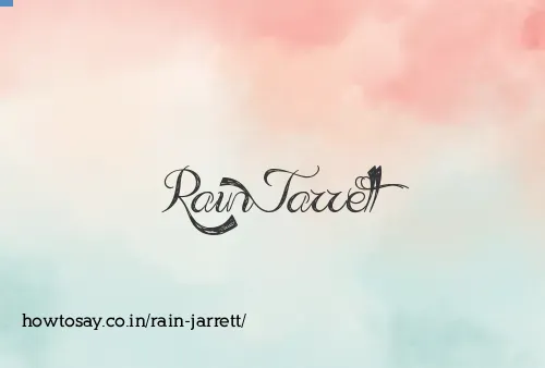 Rain Jarrett