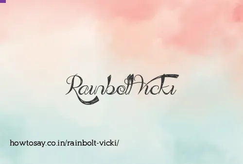 Rainbolt Vicki