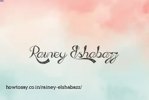 Rainey Elshabazz