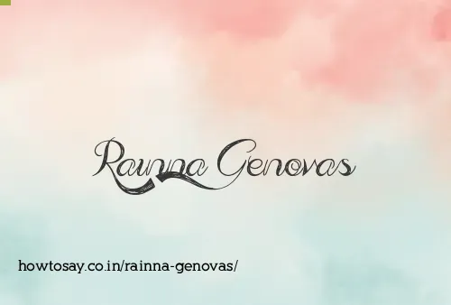 Rainna Genovas