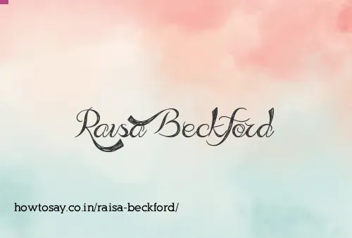 Raisa Beckford