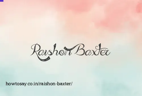 Raishon Baxter