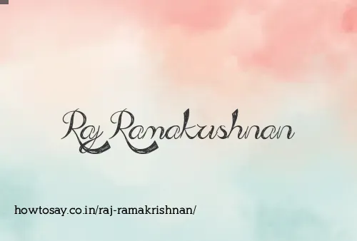 Raj Ramakrishnan