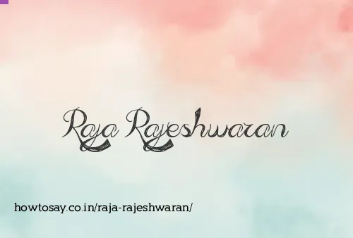 Raja Rajeshwaran
