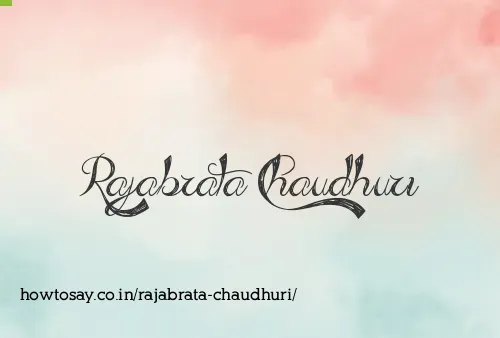 Rajabrata Chaudhuri
