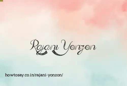 Rajani Yonzon