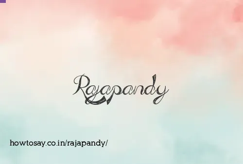 Rajapandy