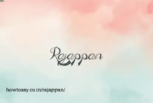 Rajappan