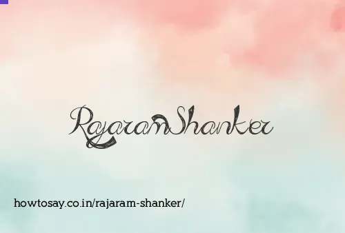 Rajaram Shanker