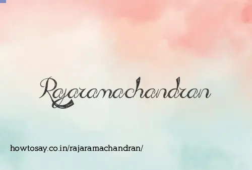 Rajaramachandran