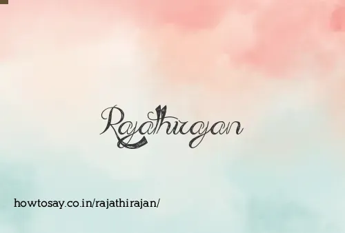 Rajathirajan