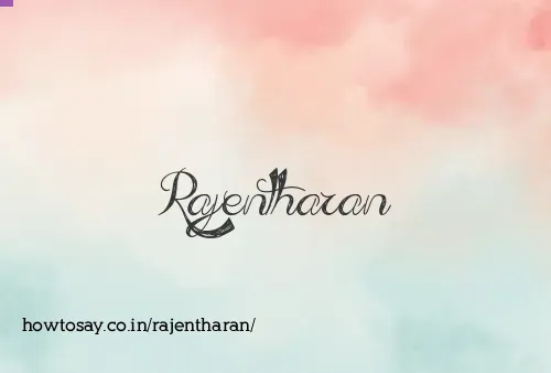 Rajentharan