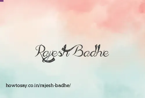 Rajesh Badhe