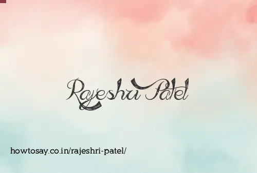 Rajeshri Patel