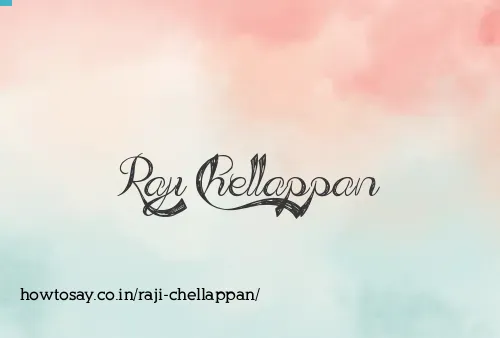 Raji Chellappan