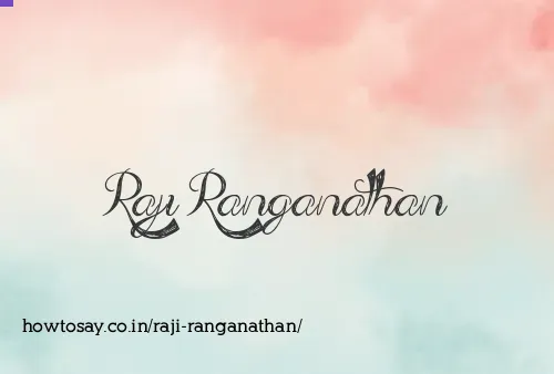 Raji Ranganathan