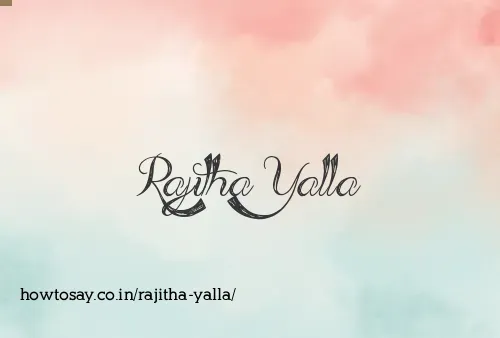 Rajitha Yalla