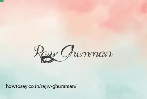 Rajiv Ghumman
