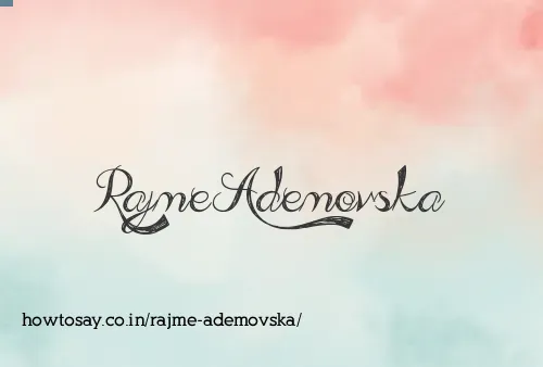 Rajme Ademovska