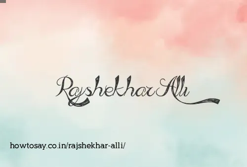 Rajshekhar Alli