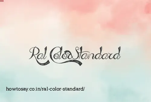 Ral Color Standard