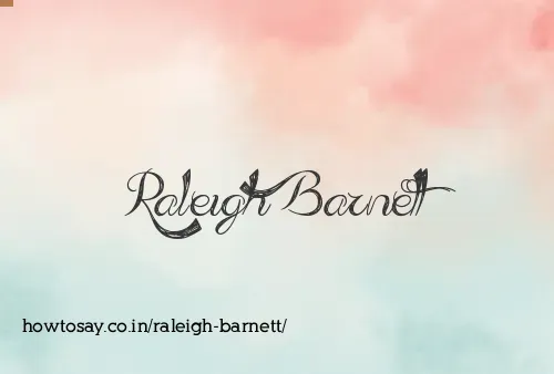 Raleigh Barnett
