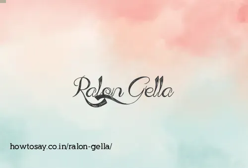 Ralon Gella
