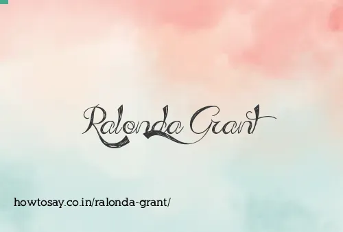 Ralonda Grant