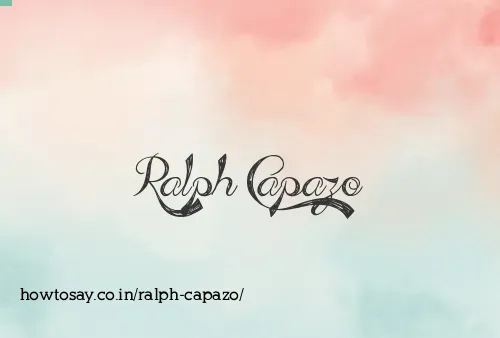 Ralph Capazo