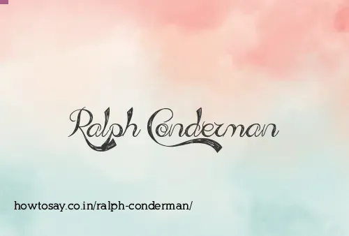 Ralph Conderman