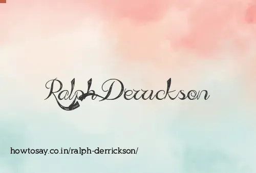 Ralph Derrickson