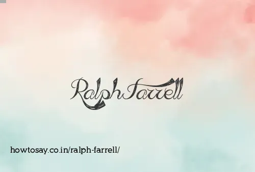 Ralph Farrell
