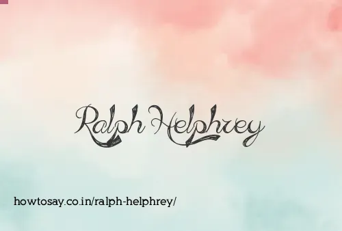Ralph Helphrey