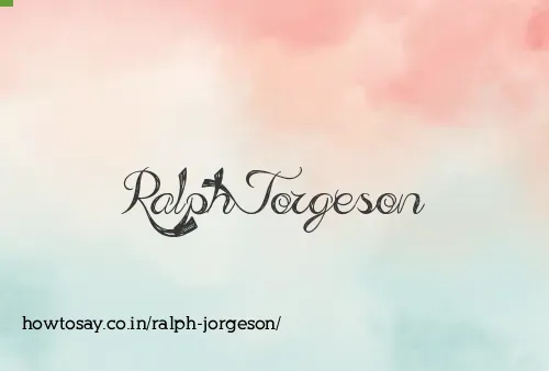 Ralph Jorgeson