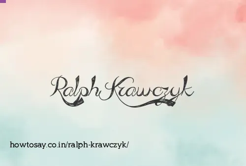 Ralph Krawczyk