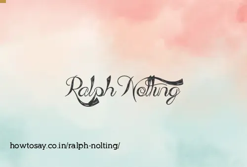 Ralph Nolting