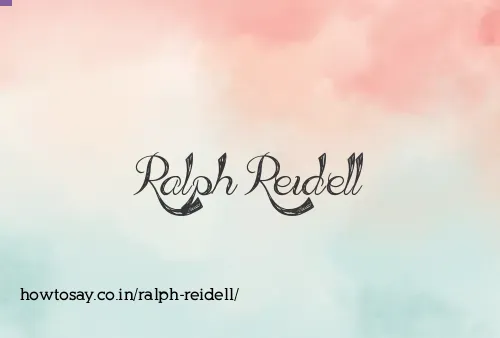 Ralph Reidell
