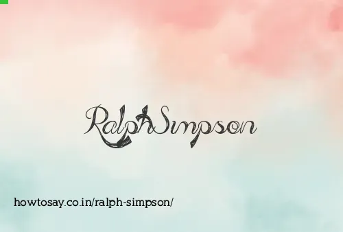 Ralph Simpson