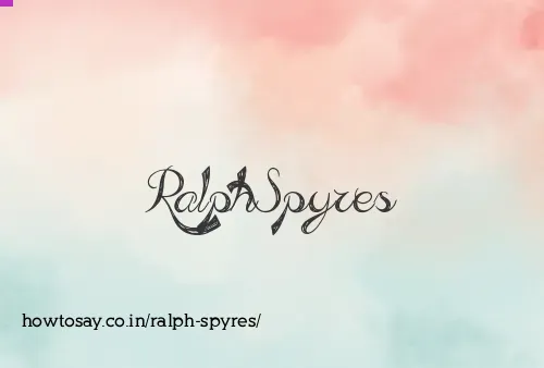 Ralph Spyres