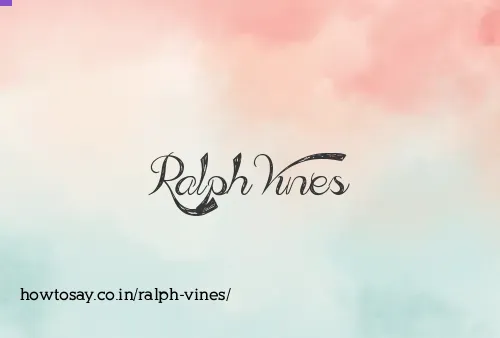 Ralph Vines
