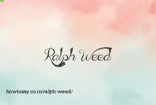 Ralph Weed