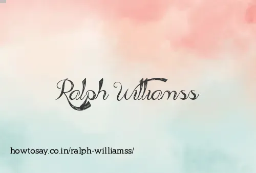 Ralph Williamss